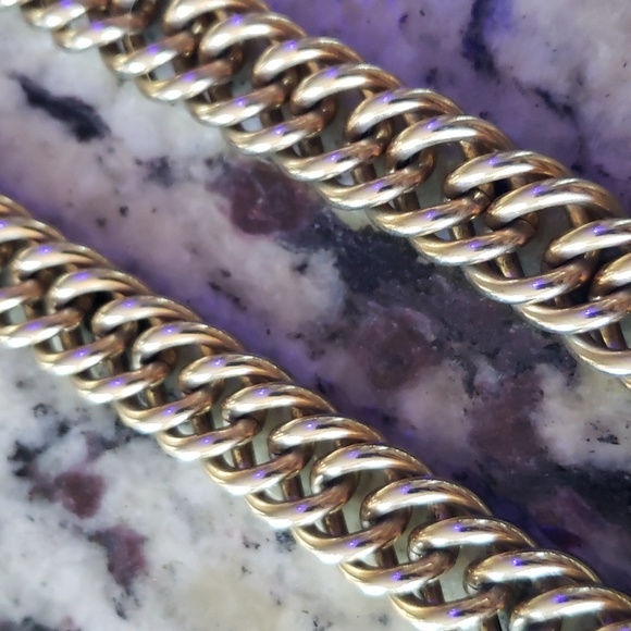 Vintage Chain Link Choker Necklace - Picture 9 of 10